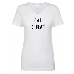 Part le beat t-shirt blanc femme